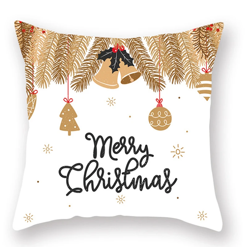 

Белые Искусственные наволочки, новогодний подарок, наволочка для домашнего дивана, декоративные рождественские декоративные наволочки 45*45...