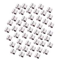 100pcs gaines cable cap fixing brake speed 5mm metal silver for bike