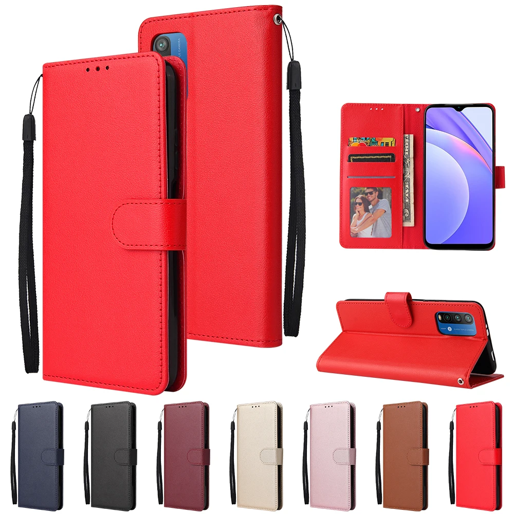 

For Xiaomi Mi A1 A3 Lite 5X CC9 9T 10 Lite 10T Note 10 Lite 11 Lite 11T Pro Poco X3 NFC X3 Pro M3 M4 Pro F3 Wallet Leather Case