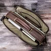 Men's Luxury Genuine Leather Briefcase Head Layer Cowhide Top-handle Bag For 17.3 3