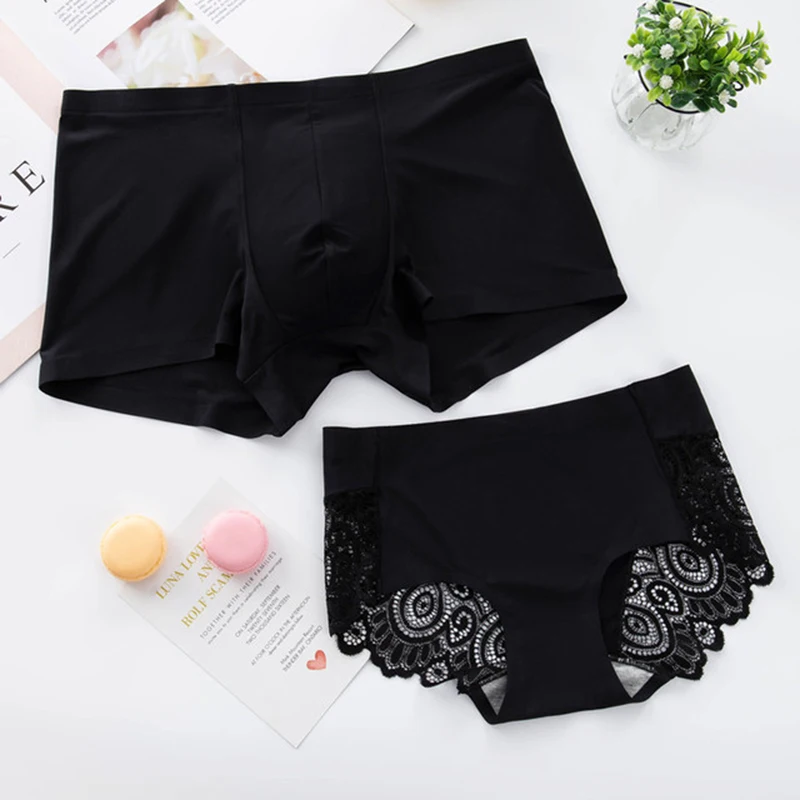 

2 шт., мужские и женские трусы-боксеры