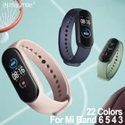 Ремешок силиконовый для смарт-часов Xiaomi Mi band 5 4 3