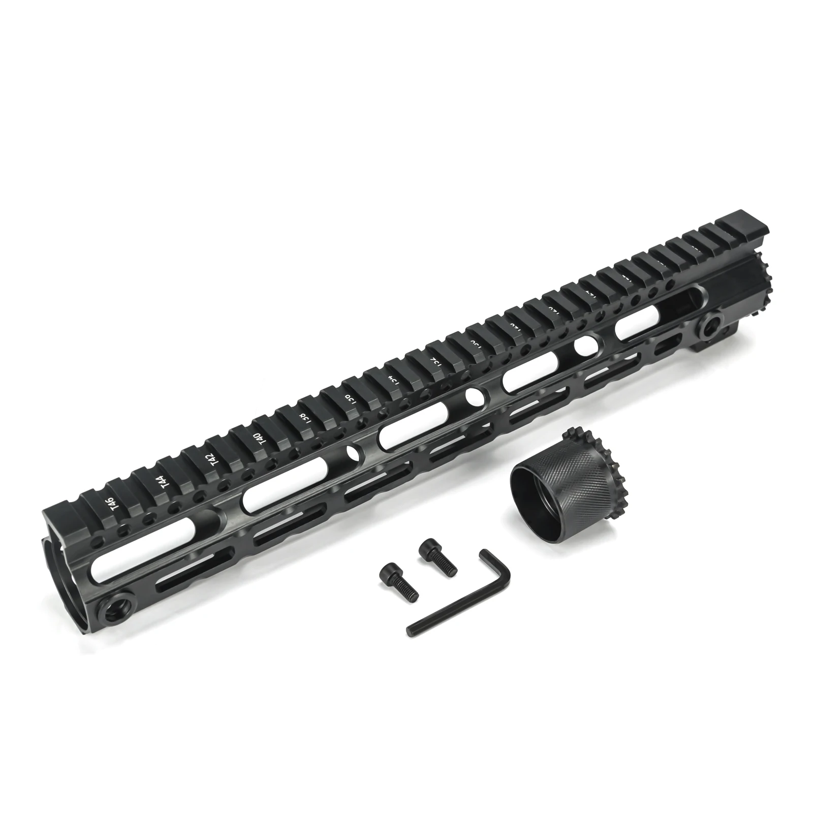 

4"L 7"L 9"L 12"L 13.5"L 15"L AR15 Slim Light Mlok Handguard Barrel Nut Free Float Picatinny Rail Airsoft Scope Mount accessories