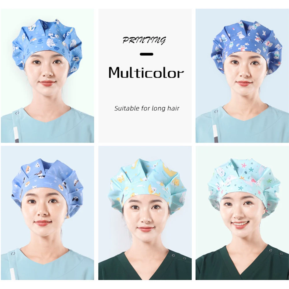 

Оригинальные шапки Gorros Guirurgicos Mujer, шапки с рисунком для мужчин, 100% полиэстер, искусственная Рабочая шапка шеф-повара 21HT012