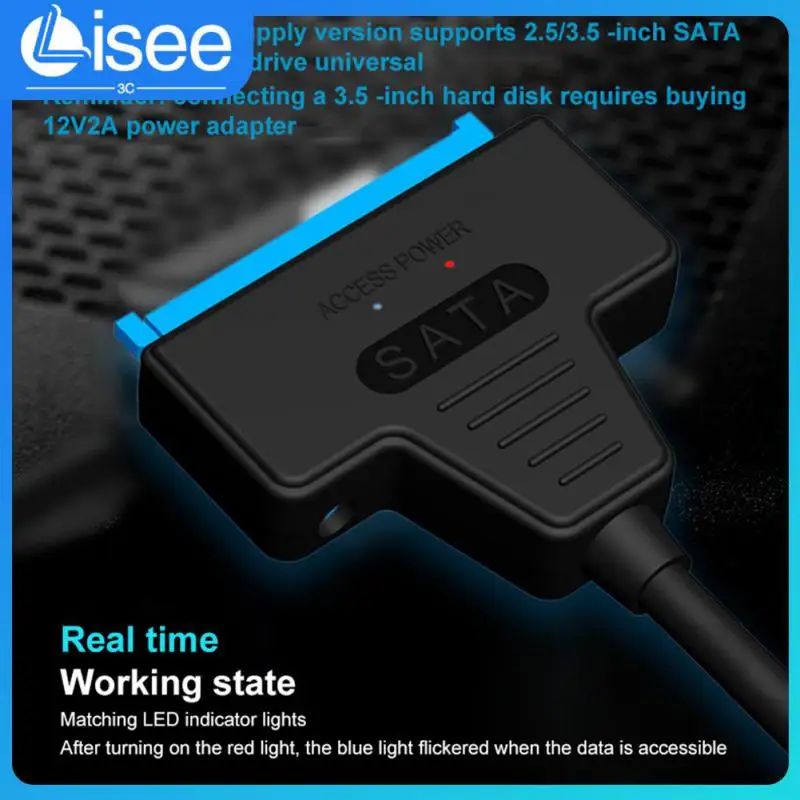 

Usb Hub With Dc Power Supply Port Easy Drive Line Intelligent Sleep Usb2.0 Easy Drive Line Usb3.0 To Sata 2023 2.5-inch For Pc