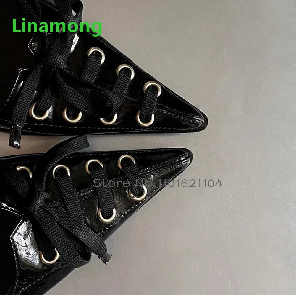 Черные туфли-лодочки без шнуровки с принтом для женщин пикантные элегантные