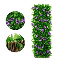 expandable faux greenery wall artificial ivy privacy screen air circulation uv protected faux ivy vine leaf decoration