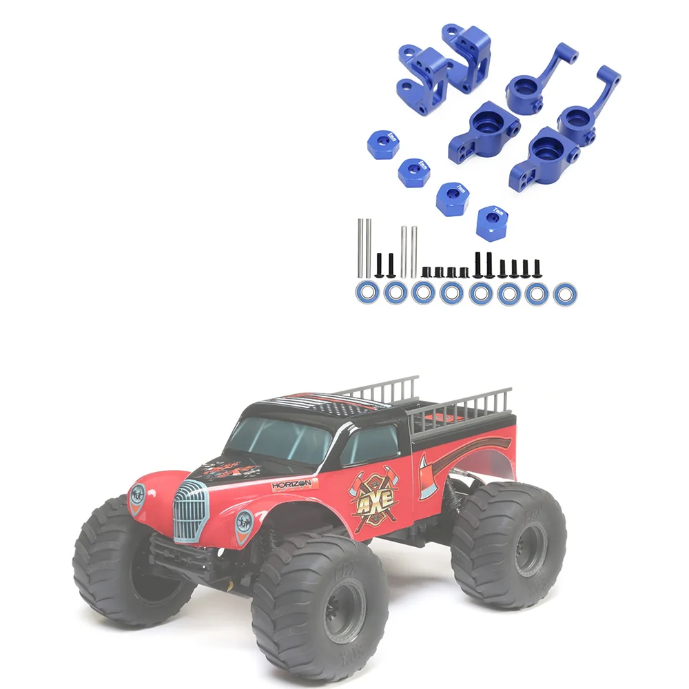 Магнитный блок Задняя Ступица и шестигранные адаптеры для 1/10 ECX 2WD серии Ruckus Torment