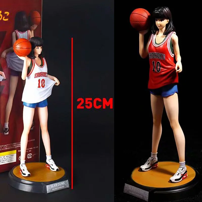 

Slam Dunk New Anime Figure Akagi Haruko White/Red Clothes Shohoku Basketball Team PVC Action Figure Model Statue Toys Kids Gifts