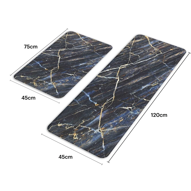 Фото Противоскользящие коврики BESTPRO из ПВХ, кожаные, водонепроницаемые, маслостойкие, для гостиной и спальни №2