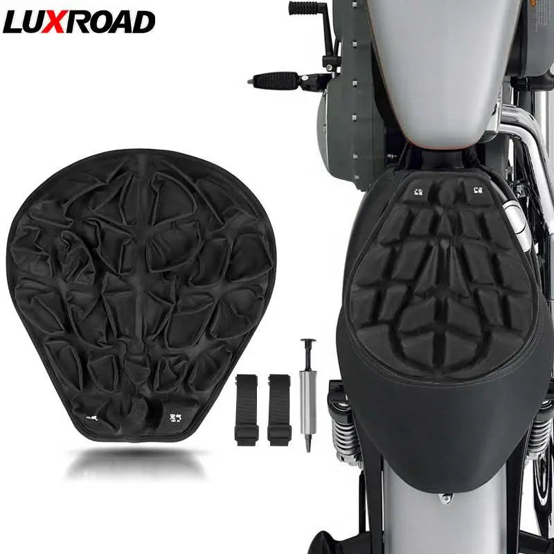 

Motorcycle Seat Cushion Cover Sunscreen Mat 3D Shock Absorb Universal Decompression Shockproof Breathable Electric Bike Cushion