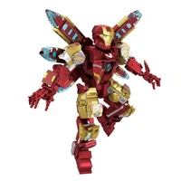 robot armor mk85 fly mech model building blocks diy bricks toys gift for children