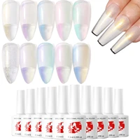 mermaid nail gel polish kit shell pearl color gels nails art varnish lot uv semi permanent nail lacquer 10pcsset