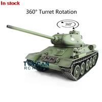 2 4g heng long 116 scale 7 0 plastic soviet t34 85 rtr rc tank 3909 360%c2%b0 turret spearker smoke unit gearbox toys cars th17765
