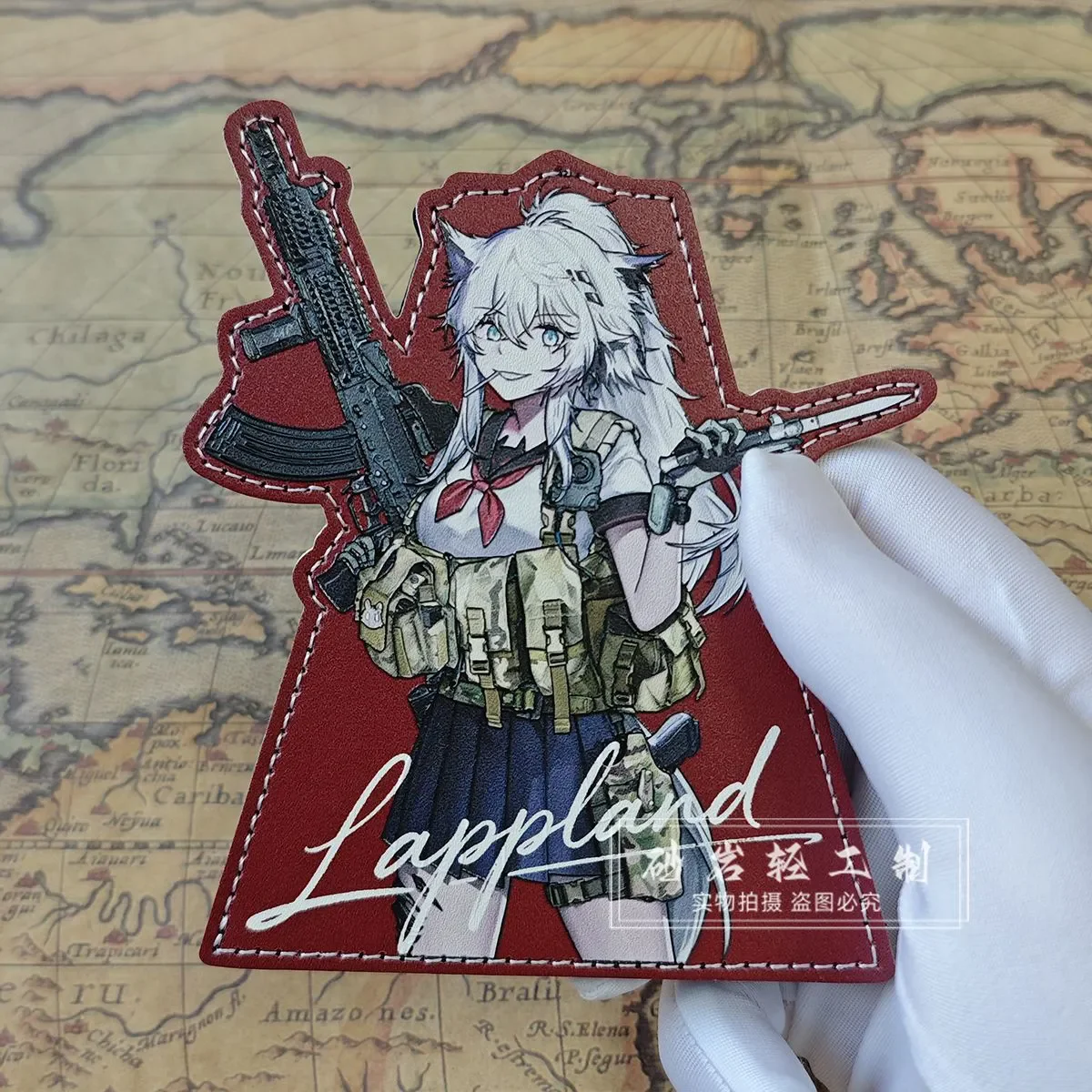 Фото Игровой аксессуар Arknights Lappland: косплей-фигурка, аниме-значок на липучке, нарукавная повязка, реквизит для костюма, украшение, подарок на день рождения №4