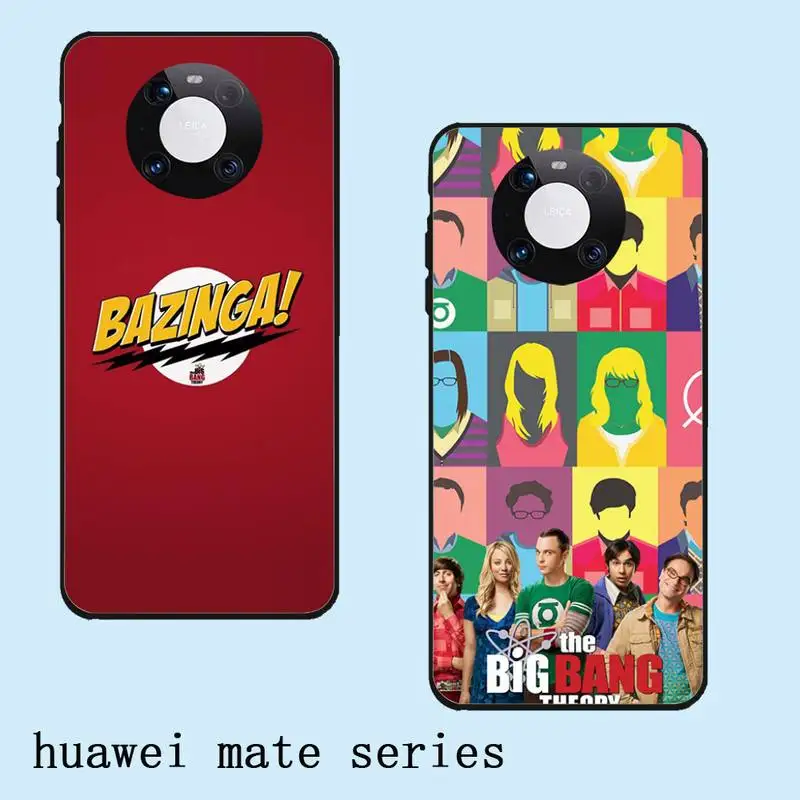 

Big Bang Theory Phone Case Soft Black Silicone Phone Case For Huawei Mate 30 40 30 Lite 30 40 Pro