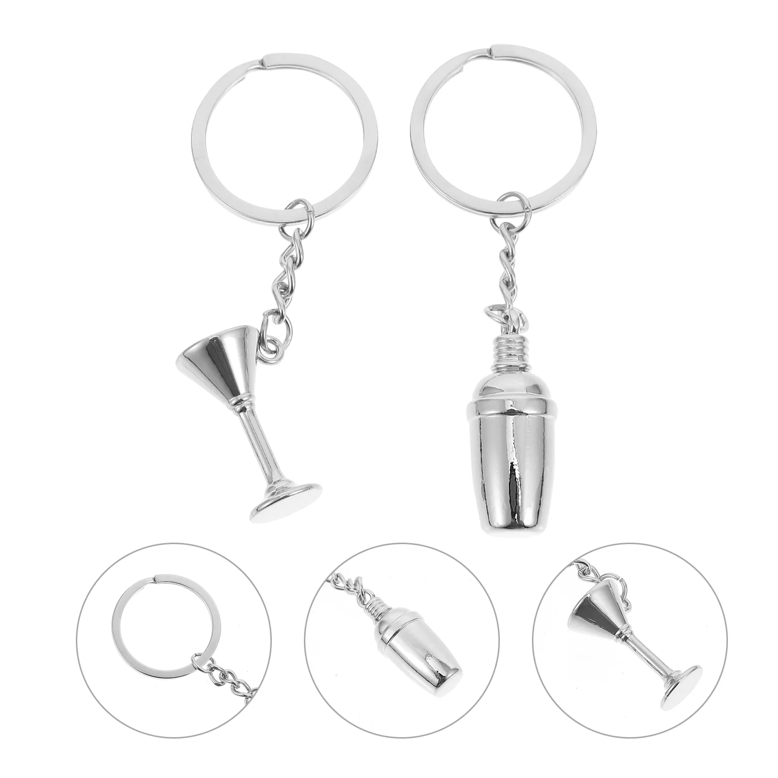 

2 шт., декоративные брелки для ключей