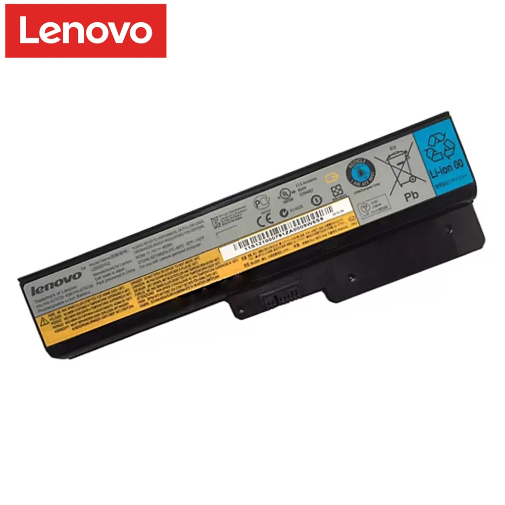 Оригинальный аккумулятор для ноутбука Lenovo G460 G430 G445 G450 G530 G555 G360 V460 Z360 B460 L09S6Y02 L09L6Y02 L09M6Y02 11,1 В 48 Вт/ч 4400 мАч