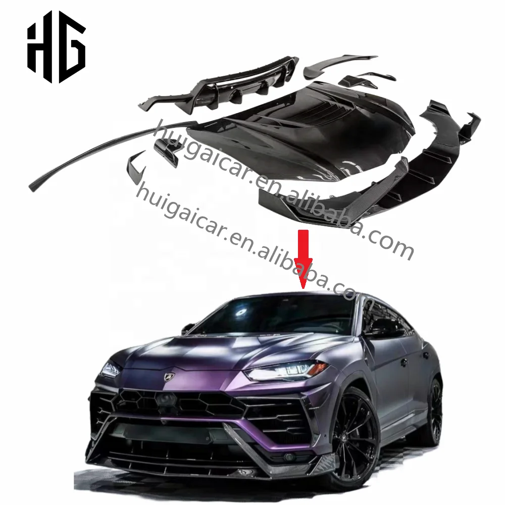 Karosseriekit aus kohlefaser для lamborghini urus konvertieren auf Vors-стильная цепочка Frontlippe heckdiffusor kоправы