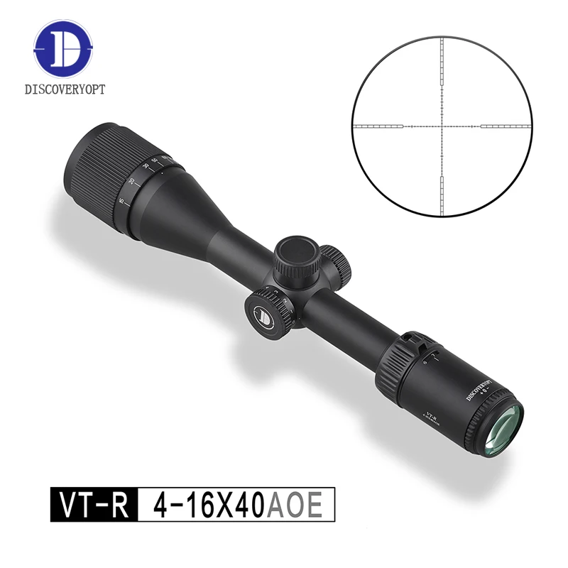 Discovery VT-R 4-16X40 AOE Hunting Rifle Scope Mil Dot Reticle Illuminated Telescope 25.4mm Tube  Airgun Outdoor Shooting Sights