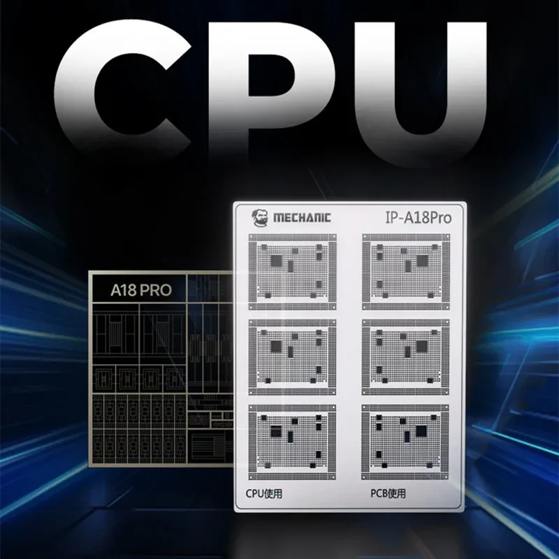 Зеленая масляная сетка MECHANIC COM80 для IP Qualcomm MTK SAMSUNG Hisilicon Series BGA CPU IC Chip Ремонт