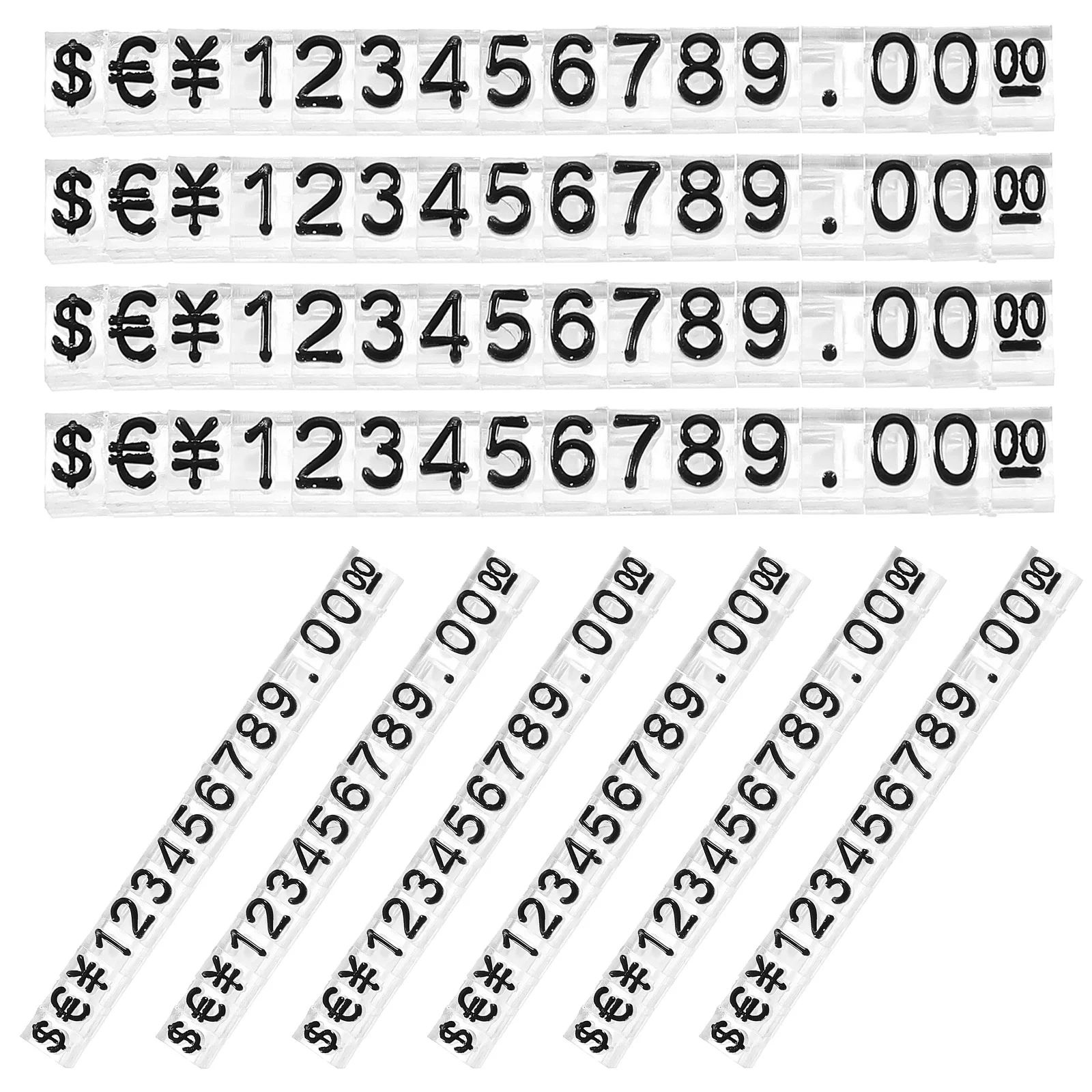 20 шт. этикетка с цифрами и буквами ювелирный куб регулируемая бирка бирки из