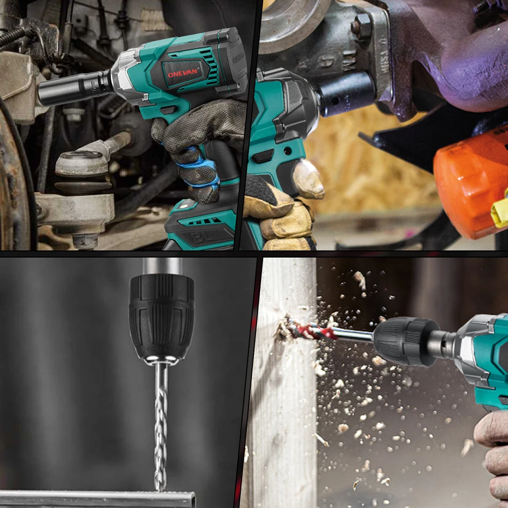 Электрический ударный гайковерт пластиковый ящик для электроинструментов 12 шт.