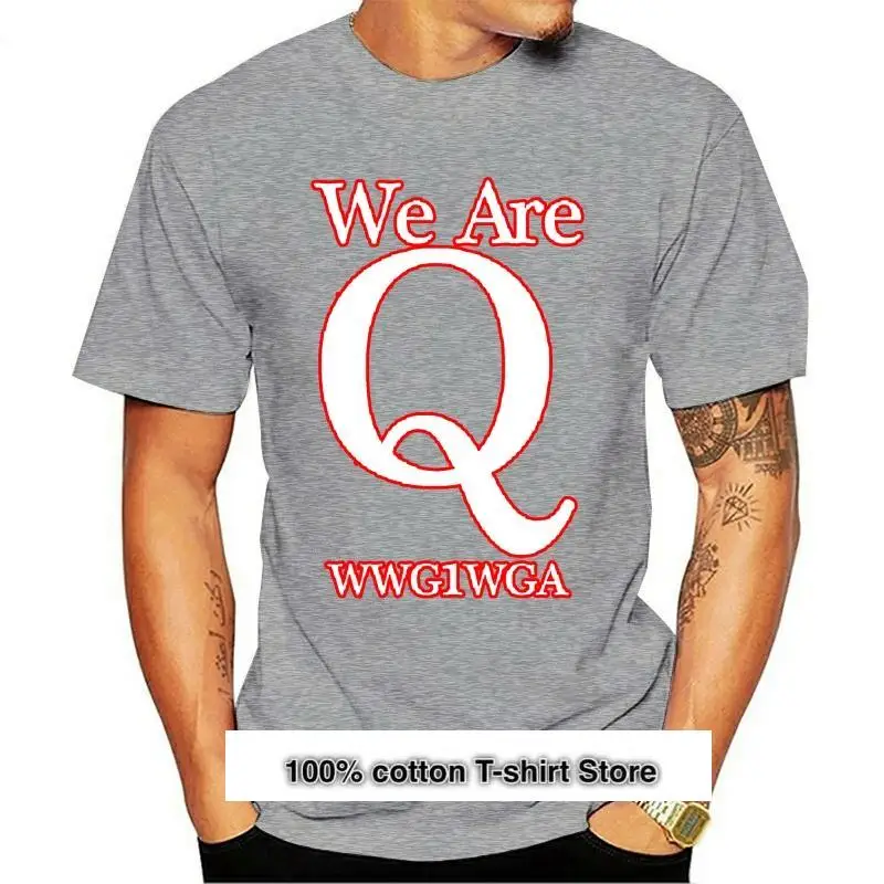 Новые мы Q WWG1WGA футболки куда пойдем все идем QANON мужские
