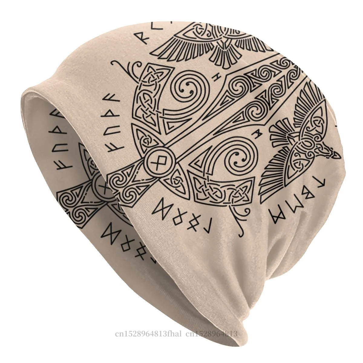 

Vikings Winter Warm Beanie Hats Ancient Symbols That Appear In Norse Mythology Skullies Beanies Hat Bonnet Hipster Caps Earmuffs