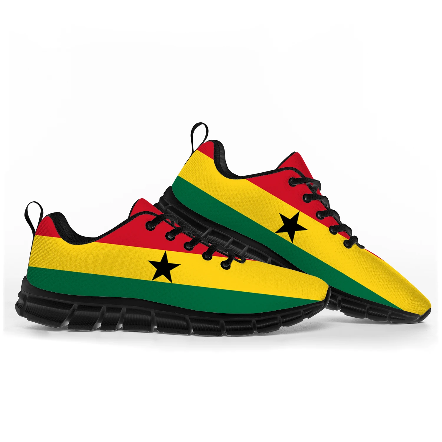 

Ghanaian Flag Sports Shoes Mens Womens Teenager Kids Children Sneakers Ghana Casual Custom High Quality Couple Shoes