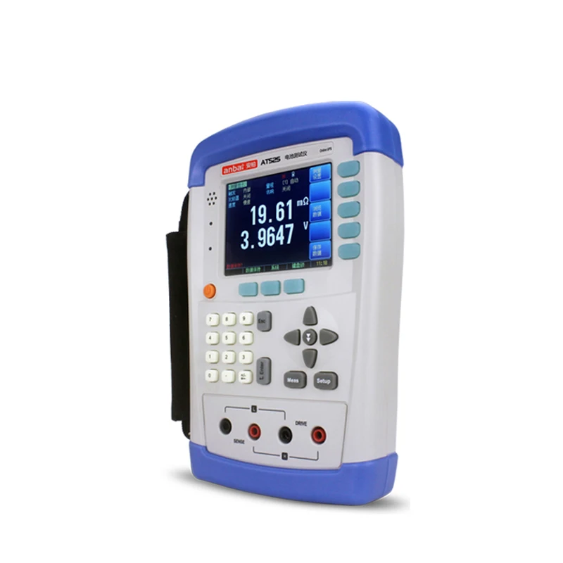 

Handheld AC milliohm meter tester AT525 AC resistance, DC voltage 0.001m ohm~3.3 ohm