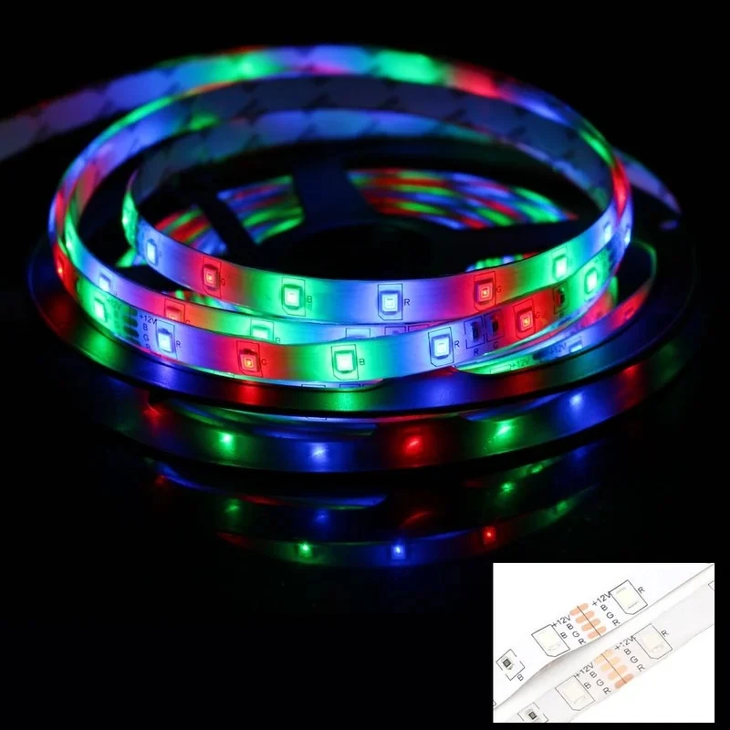 Светодиодная лента RGB 12 в пост. Тока 2835 2 м