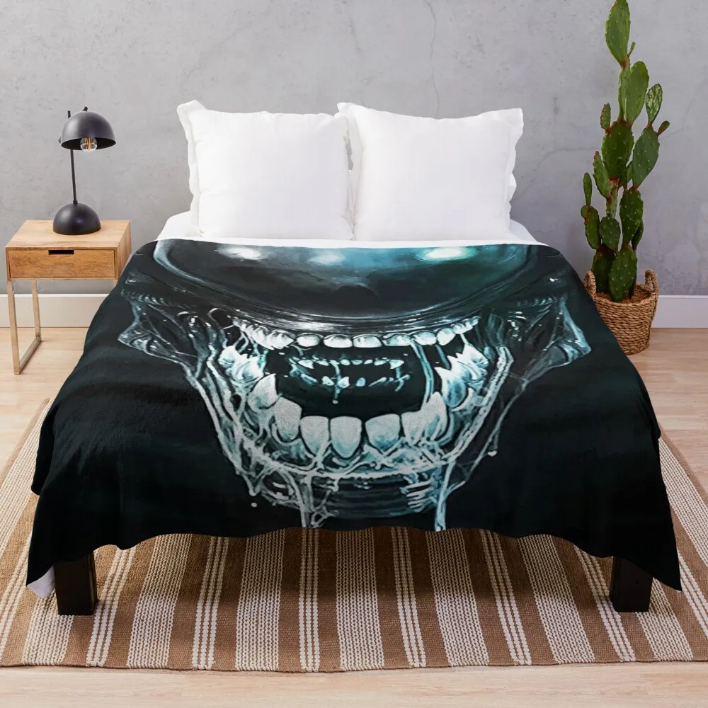 

Xenomorph Alien Thread Knitted Bed Plush Kpop Aphmau Throw Blankets