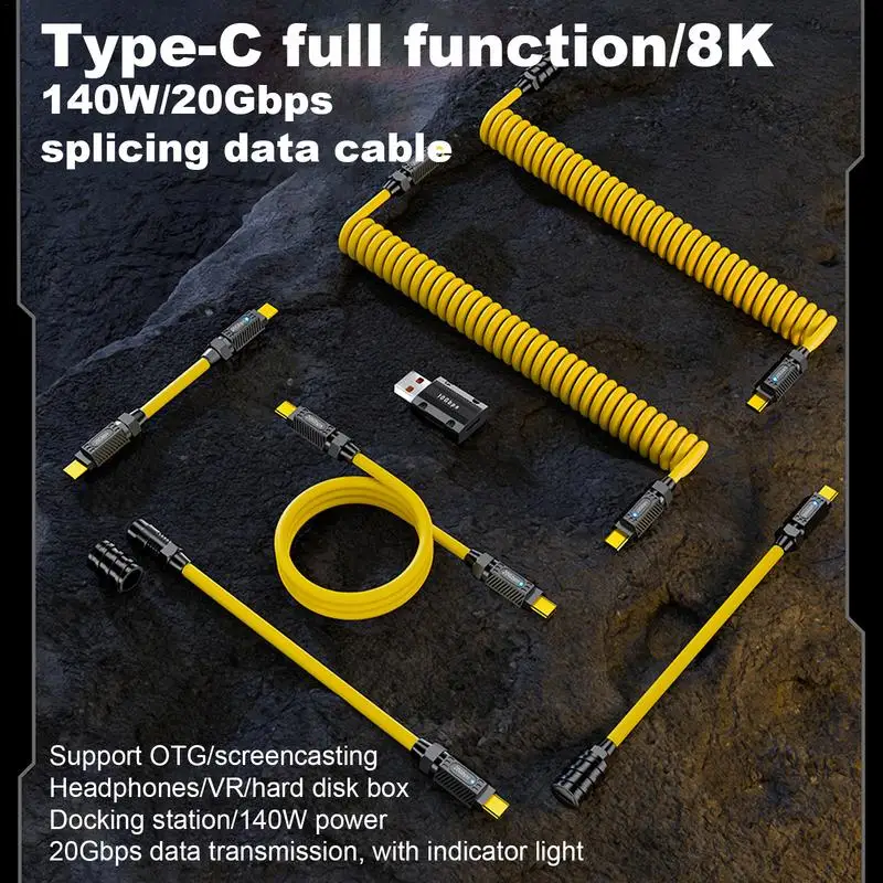 Высококачественный USB C к кабель для быстрой зарядки зарядного устройства