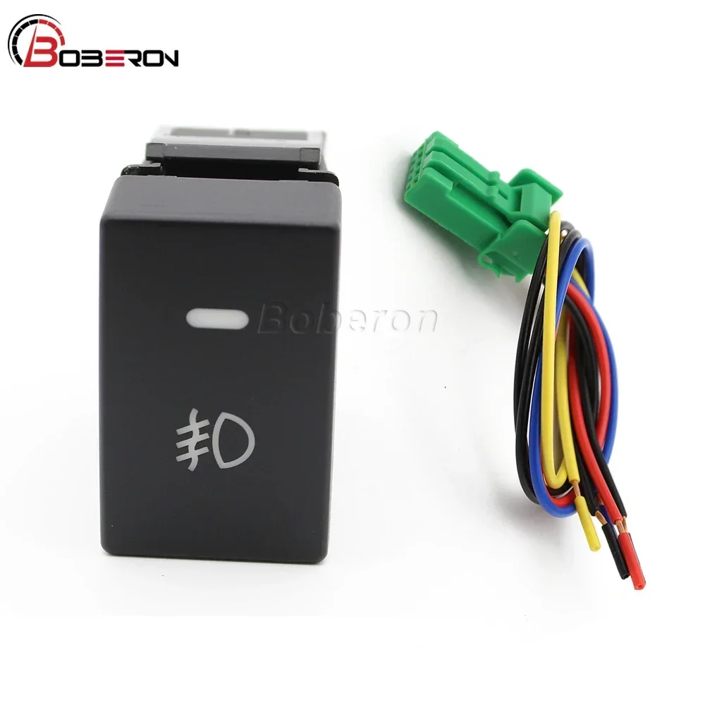 

Автомобильные аксессуары для Honda Fit GK5 2014-2020 светодиодный светильник, передняя противотуманная фара, кнопка включения и выключения с проводом