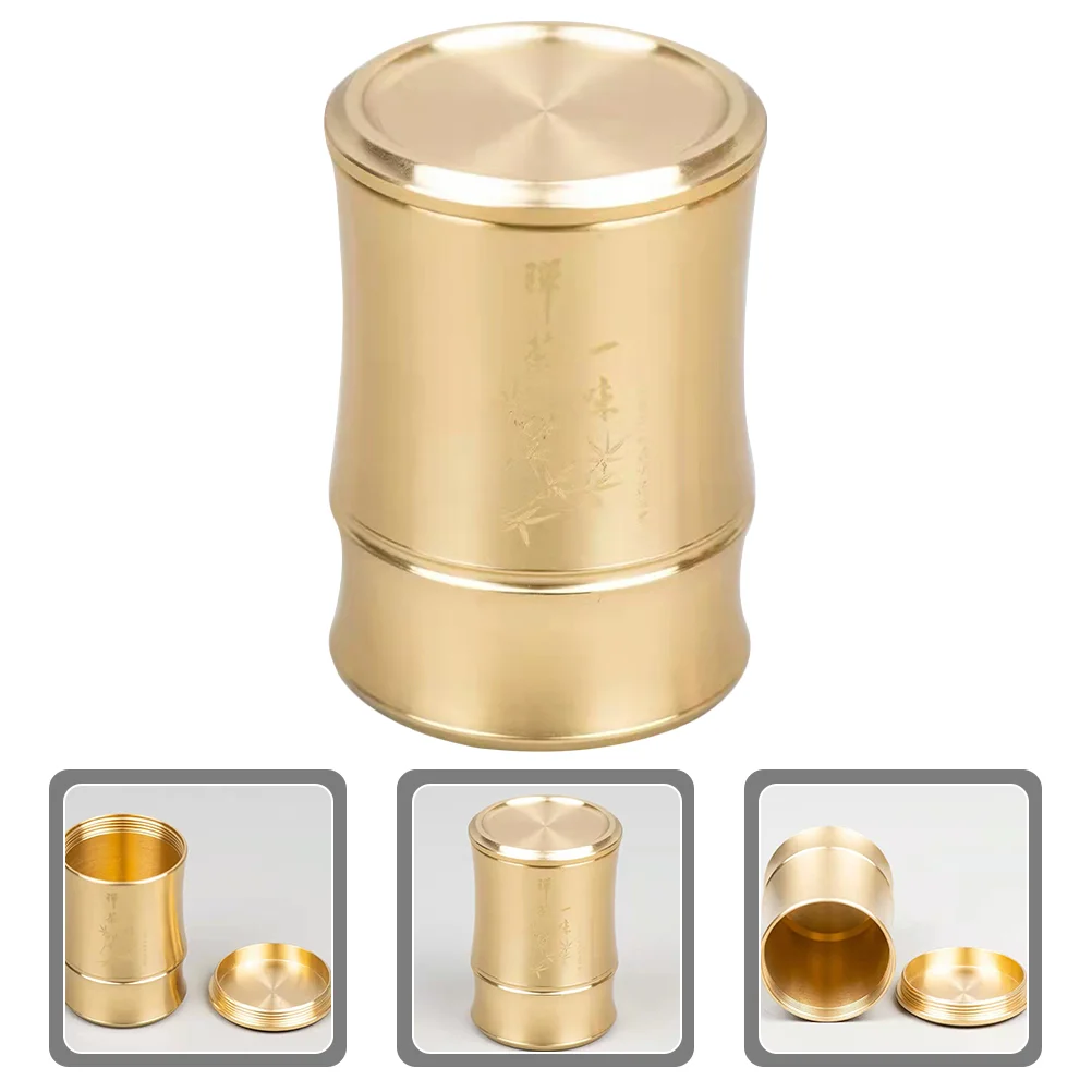 

Tea Canister Tin Storage Coffee Container Containers Tins Box Candy Jarcanisters Sugar Metal Loose Bean Jars Kitchen Small Bath