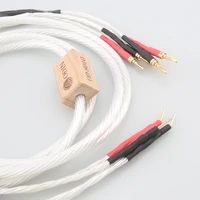 hot sale odin speaker cable gold plated banana to 2mm pin banana plug silver plated hifi speaker cable