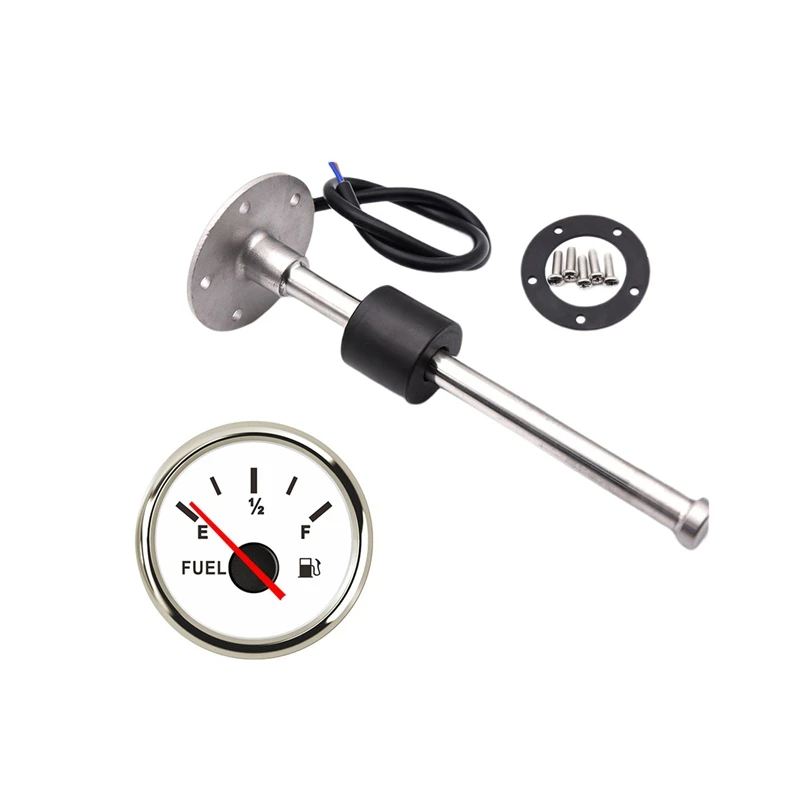 

0-190 OHM Fuel Tank Oil Level Indicator Fuel Gauge Digital Fuel Gauge Oil Level Gauge for Ship Truck Car