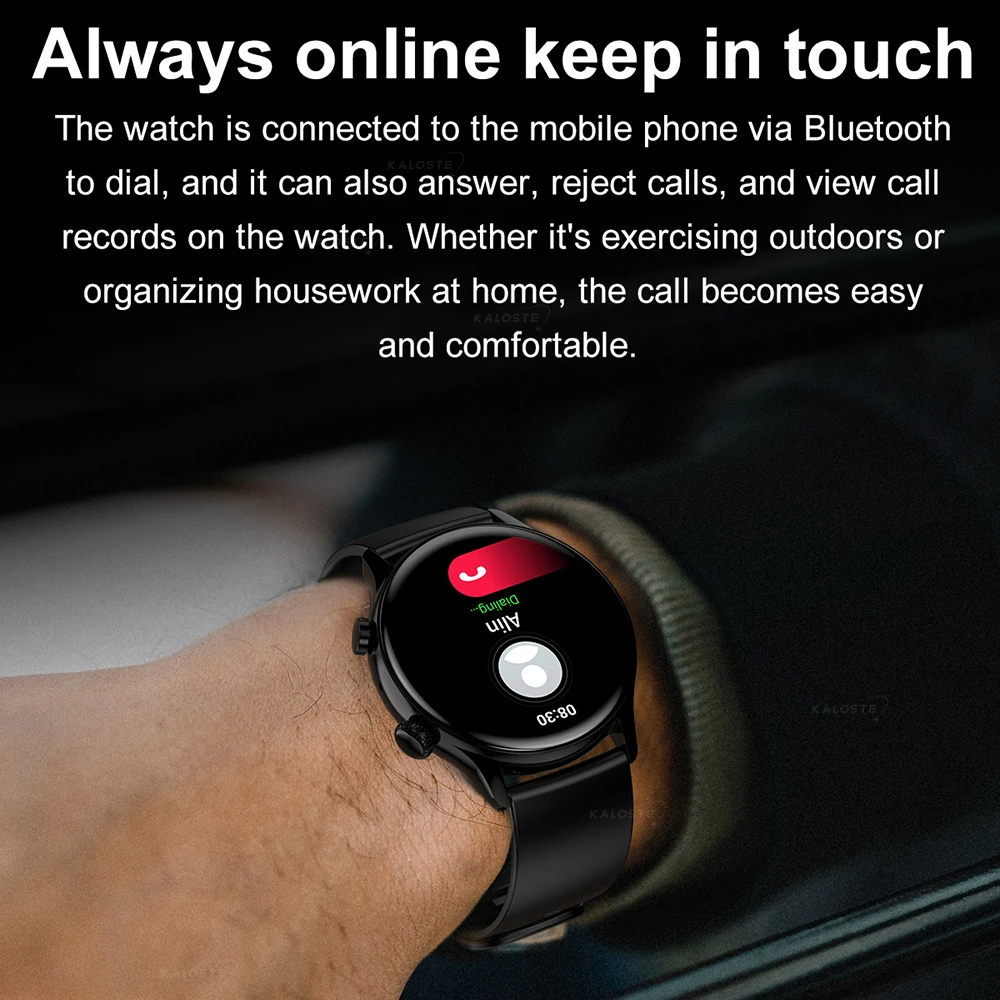 2022 new bluetooth call smart watch men sports clock ip68 waterproof heart rate monitoring smartwatch for ios android phonebox free global shipping