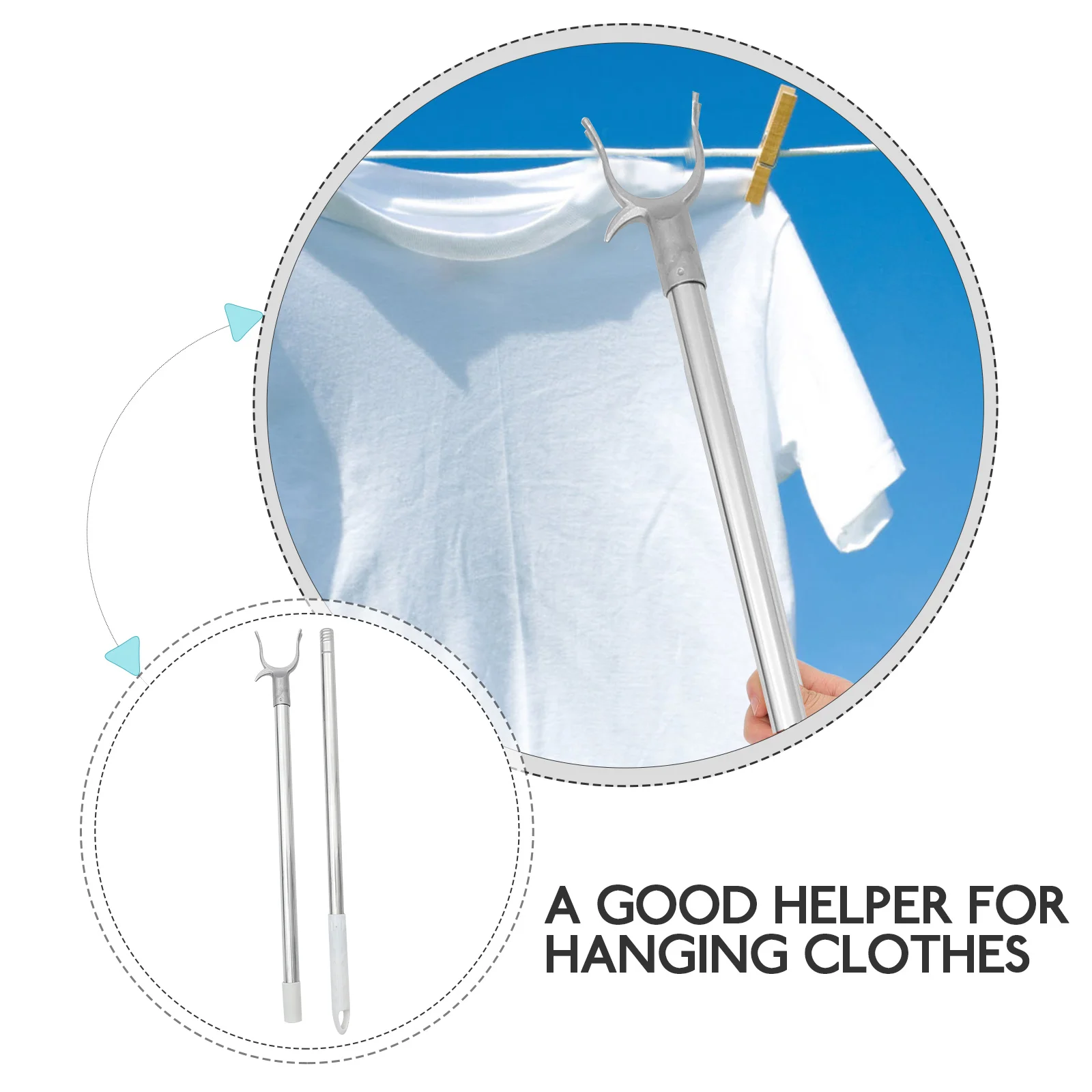 Стержень для сращивания вешалка белья из нержавеющей стали вытяжка шеста