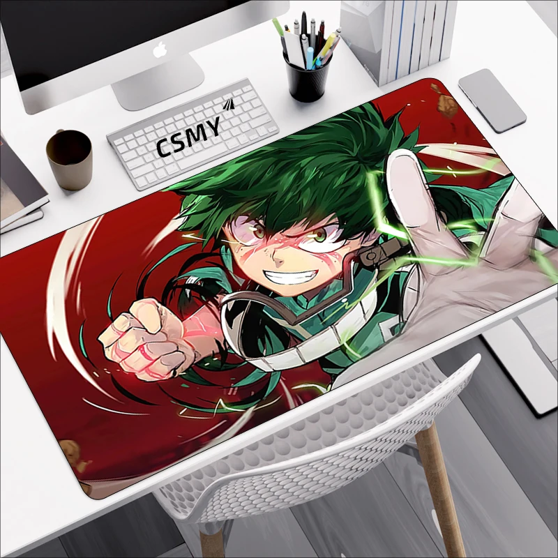 

My Hero Academia Mouse Pad Xxl Gaming Accessories Keyboard Anime Desk Mat Kawaii Notepad Large Pc Gamer Non-slip Mousepad Carpet