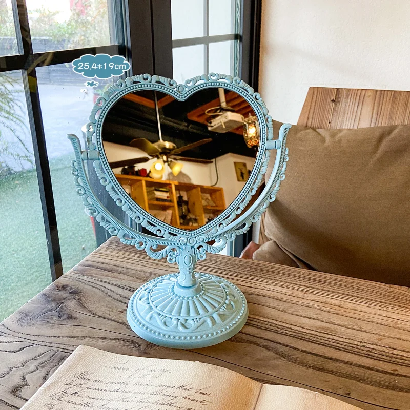 Двойное зеркало в европейском ретро-стиле для спальни |