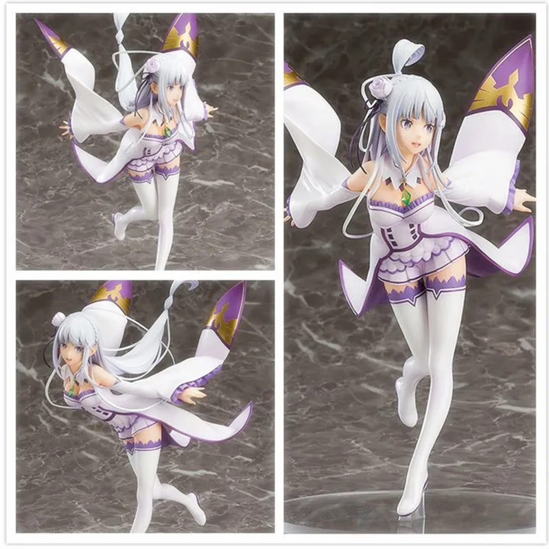 

Emilia in Anime Re : Life in a different World From Zero Dancing Version 1/7 Action Figure Toys 22cm