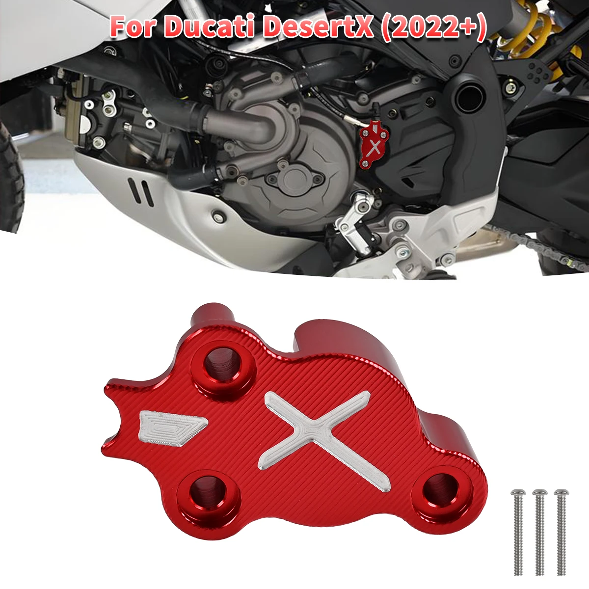 

For Ducati DesertX 2023 Accessories Motorcycles Clutch Slave Cylinder Cover Motor Clutch Arm Protection Guard Replacement Caps