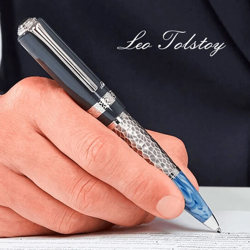 

Limited Writer Edition Leo Tolstoy MB Ballpoint Pen Luxury Office School Stationery Writing Rollerball Pens with Gift Box Sets