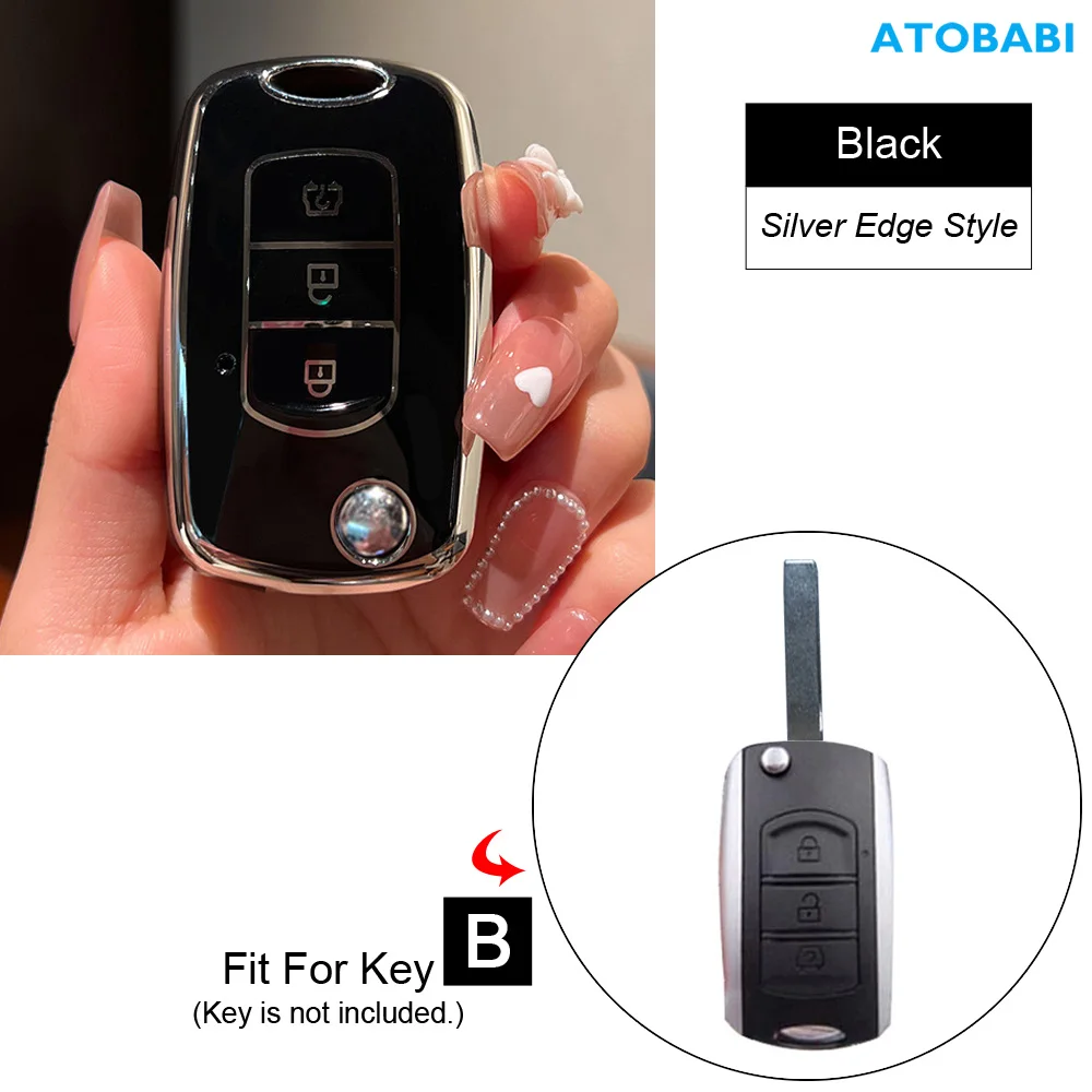 

Чехол для автомобильного ключа из ТПУ, Защитные чехлы для брелоков, автомобильные аксессуары для DFSK Dongfeng Fengguang 580 DFM Glory 560 500