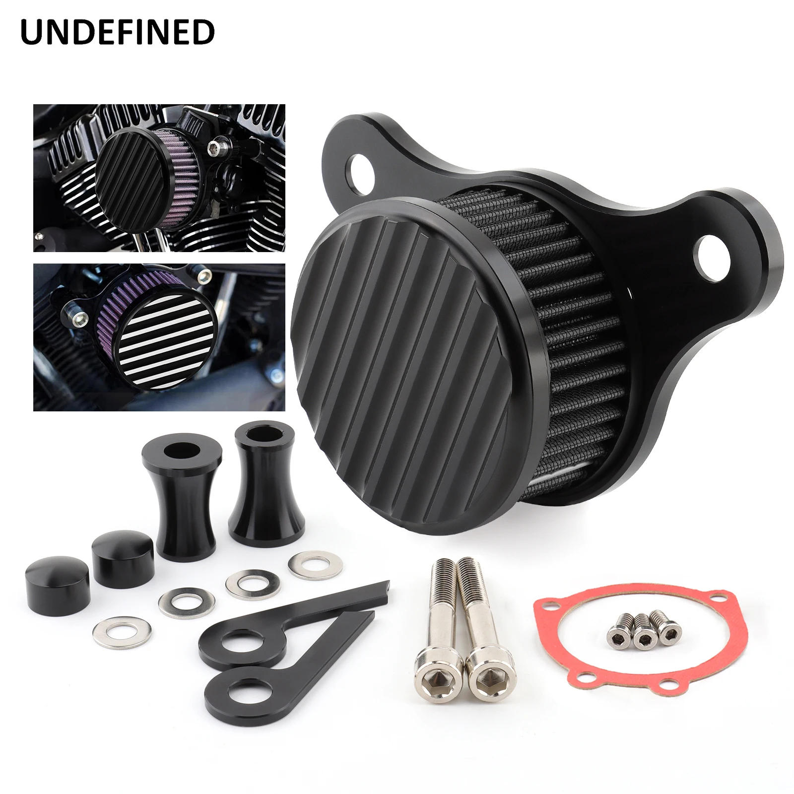 

Motorcycle Air Filter Intake Cleaner System Kit For Harley Touring Road King Electra Glide Dyna Street Bob Softail Breakout