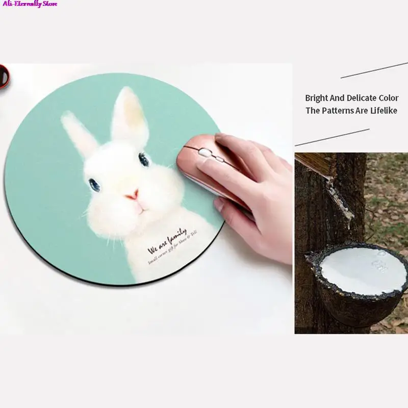 

Portable Round Mouse Pad Series Mat Computer Thick Cute Peripherals Accessory