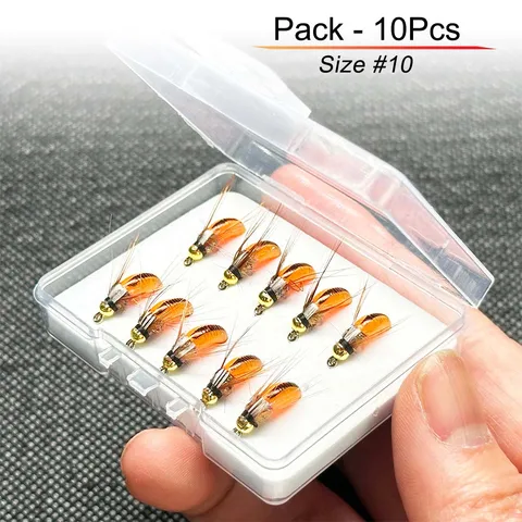 5/10 шт., приманка для влажных мушек, нахлыстом для ловли окуня, форели, щуки, лосося, латунная головка, приманка для рыбалки в нимфах, искусственная приманка для насекомых