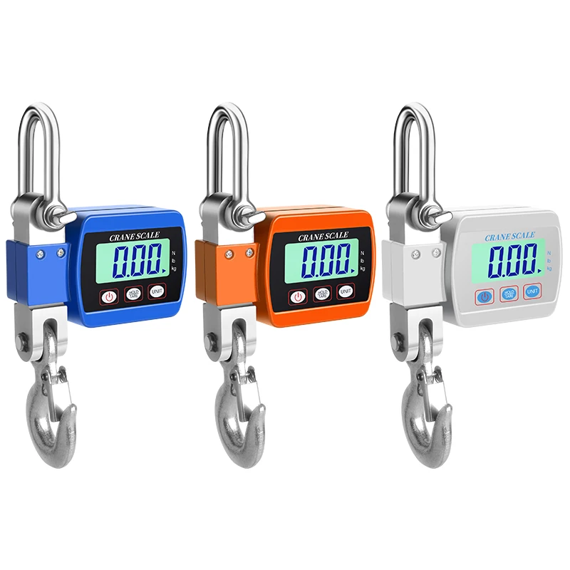

Crane Industrial Scales Unit Portable Digital Scale Scale Scale Duty Backlight Change Crane Hanging Heavy Hook 500kg/300kg